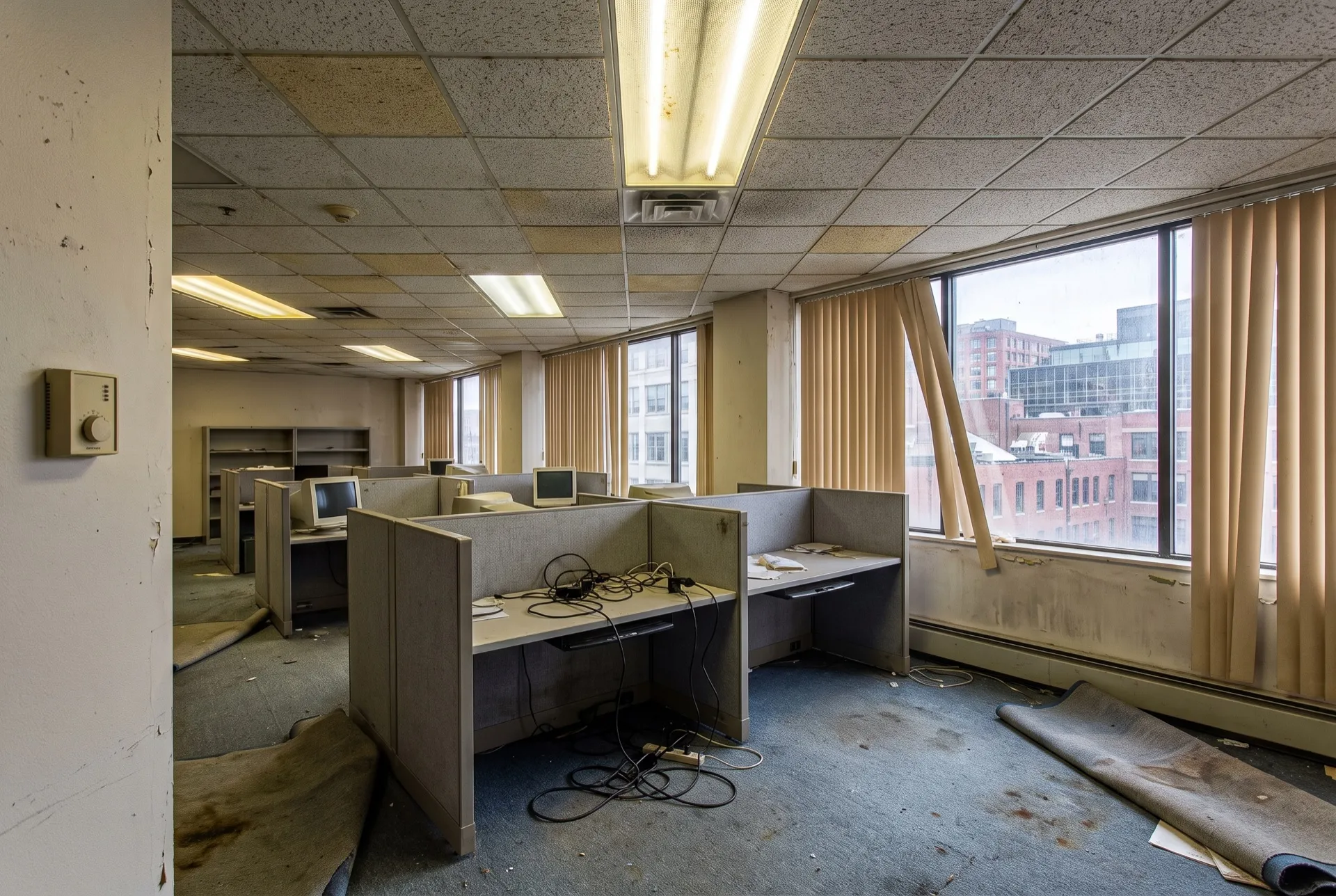 Antes — planta de oficinas del 22@